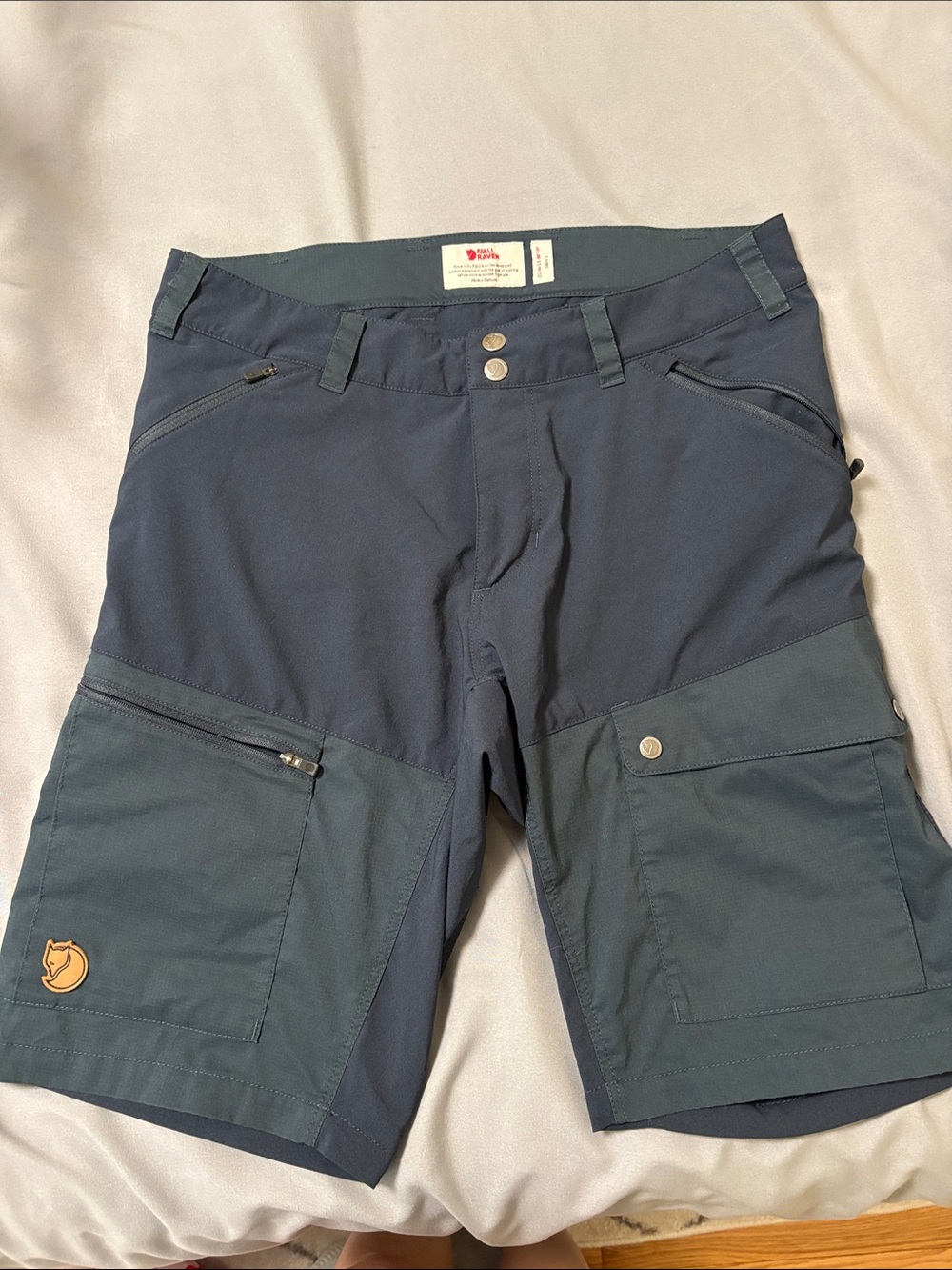 Fjallraven Navy Cargo Shorts